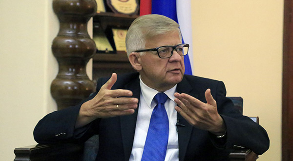 Russian Ambassador to Lebanon Alexander Zaspkin 